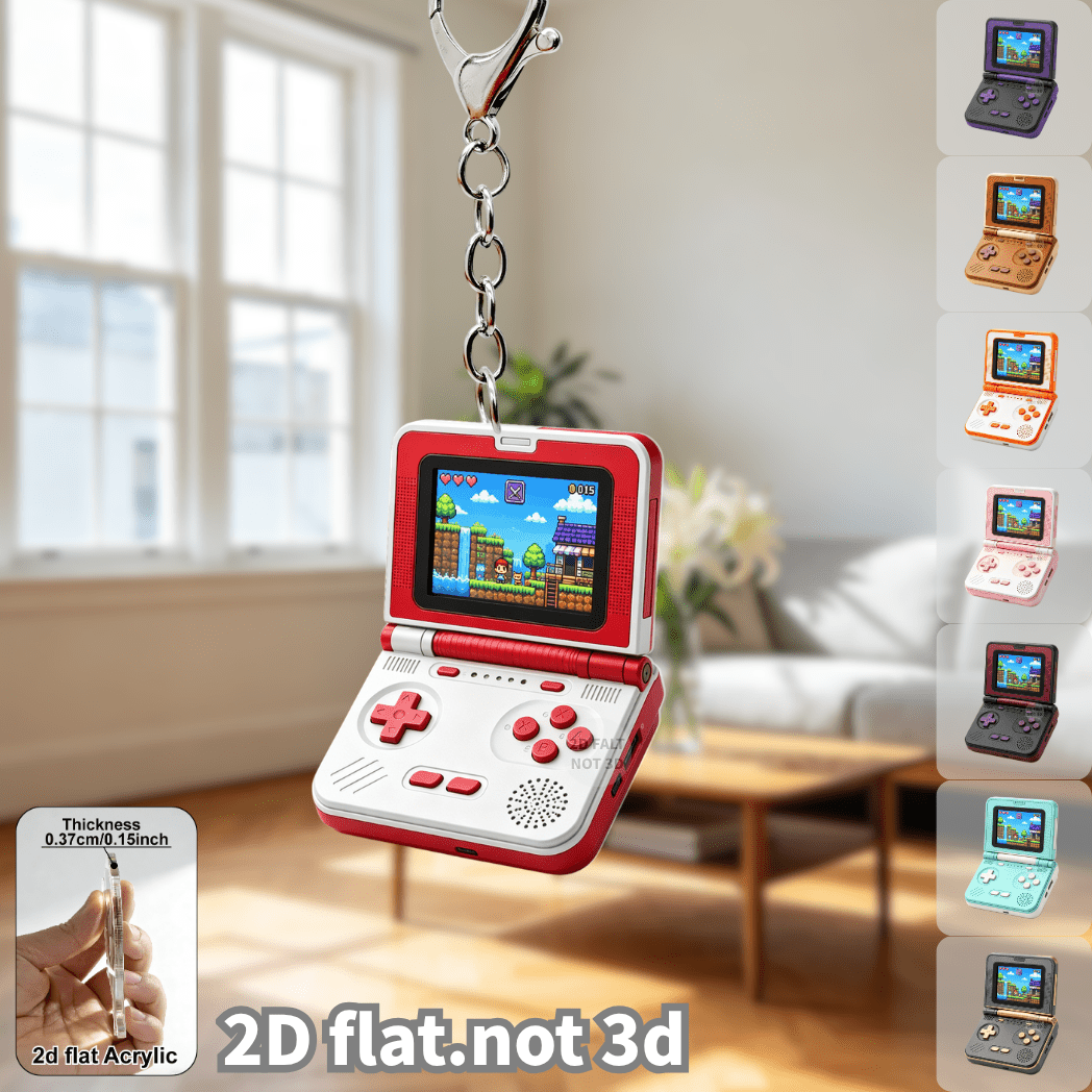 Gaming Console Keychain - Brelok do kluczy w kształcie konsoli