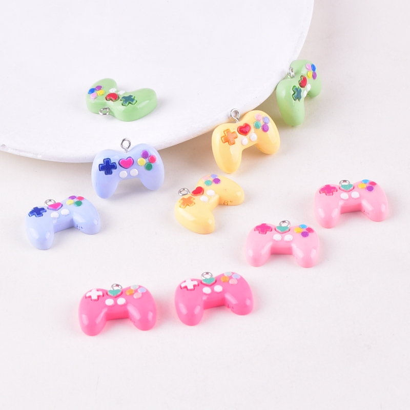 10 szt. Kolorowe zawieszki z ż – Gaming Console Keychain recenzja i cena