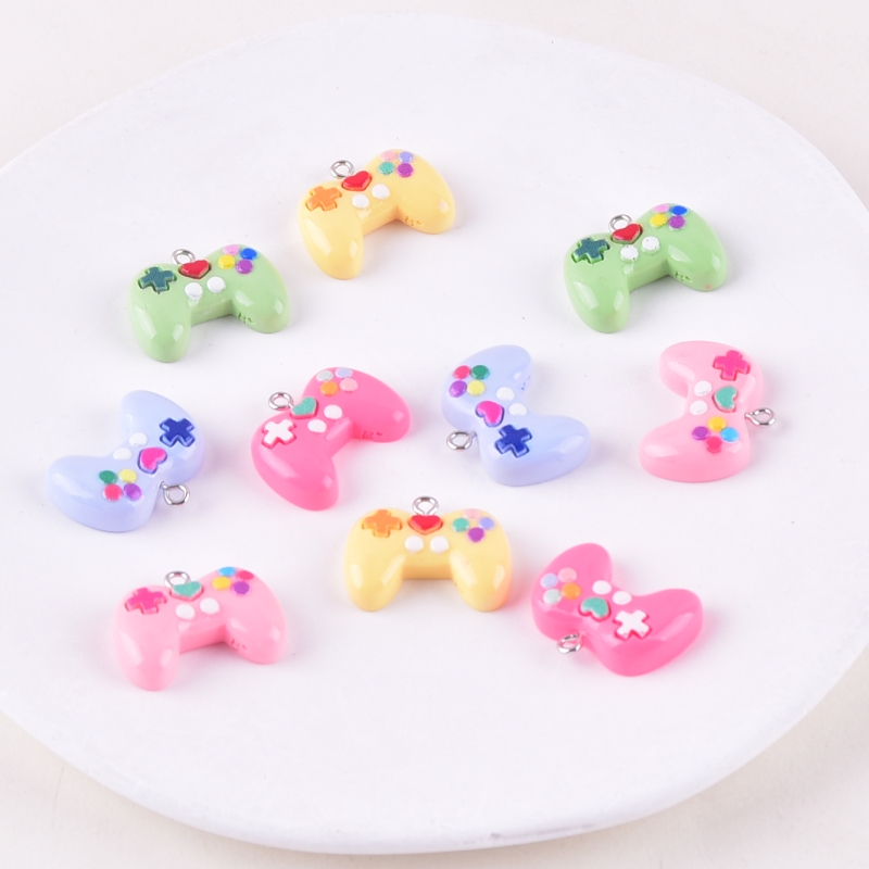 10 szt. Kolorowe zawieszki z ż – Gaming Console Keychain recenzja i cena
